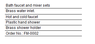 BATH FAUCET & MIXER SET(图3)
