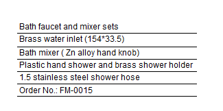 BATH FAUCET & MIXER SET(图2)