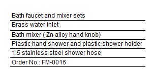BATH FAUCET & MIXER SET(图3)