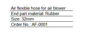 BLOWER FLEXIBLE HOSE(图2)